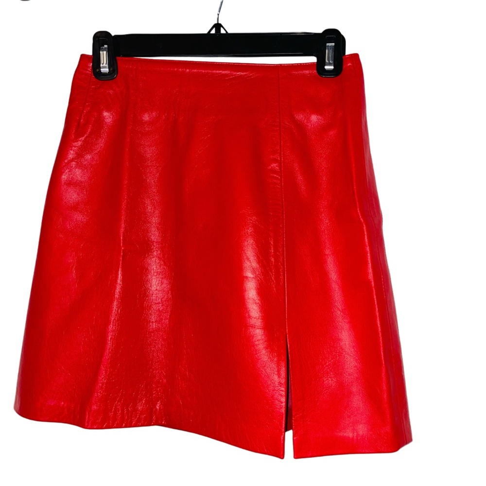 Vibrant Red Skirt